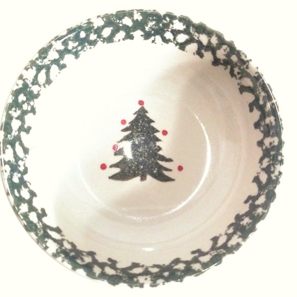 Folk Craft By Tienshan Dining Christmas Bowls Soup Salad Bowl Folk